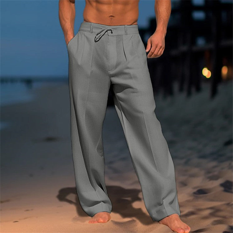 Elvyn | Men’s Relaxed Fit Drawstring Trousers
