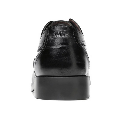 Aldric | Men’s Classic Oxford Dress Shoes with Brogue Detailing