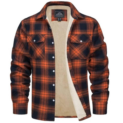 Bramwell | Men’s Sherpa-Lined Plaid Shirt Jacket