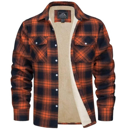 Bramwell | Men’s Sherpa-Lined Plaid Shirt Jacket