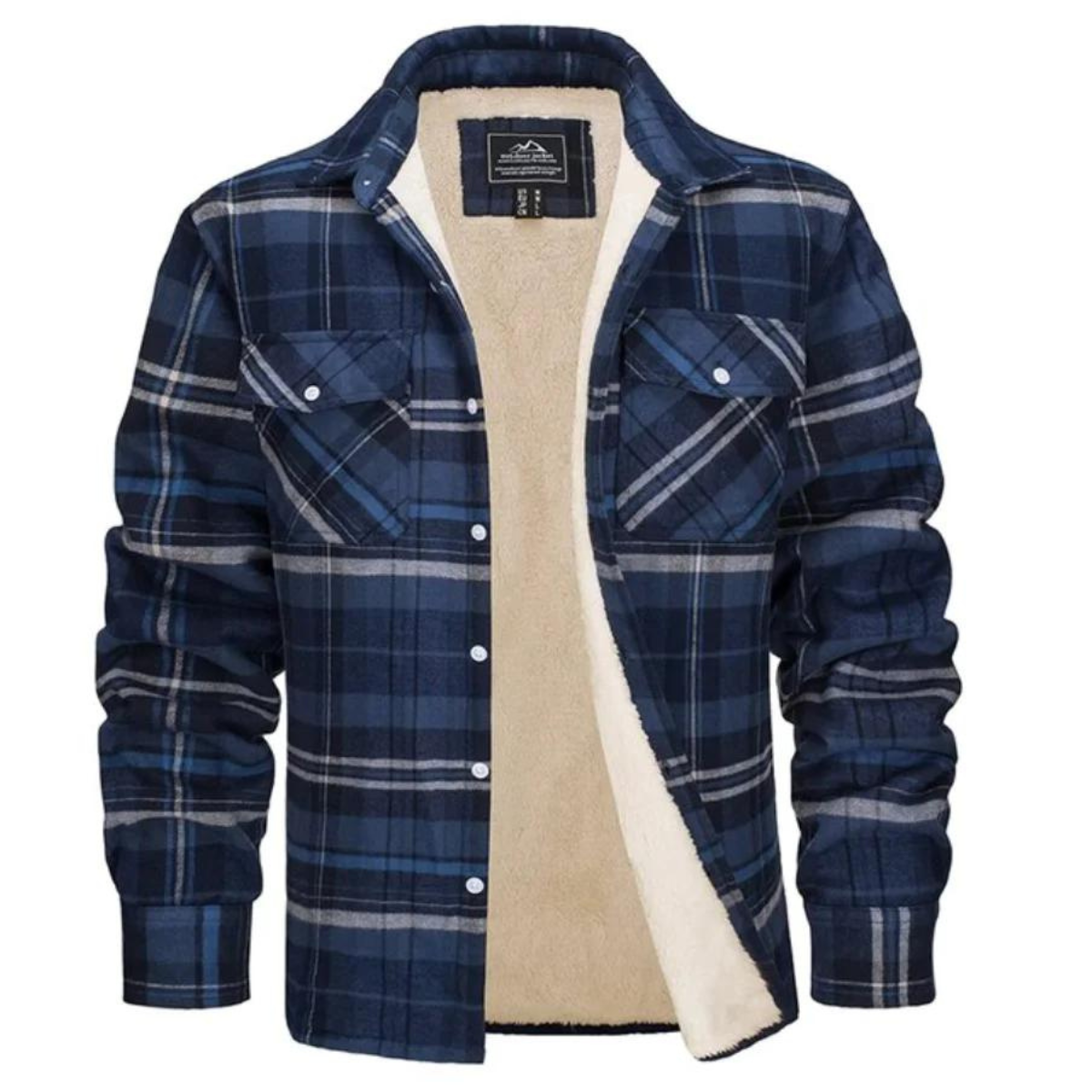 Bramwell | Men’s Sherpa-Lined Plaid Shirt Jacket