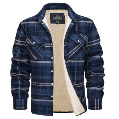 Bramwell | Men’s Sherpa-Lined Plaid Shirt Jacket