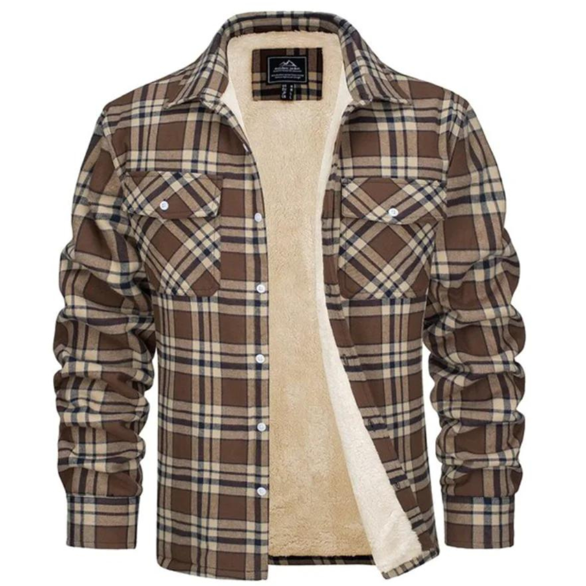Bramwell | Men’s Sherpa-Lined Plaid Shirt Jacket
