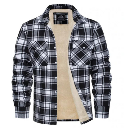 Bramwell | Men’s Sherpa-Lined Plaid Shirt Jacket