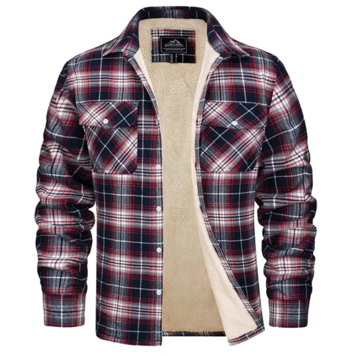Bramwell | Men’s Sherpa-Lined Plaid Shirt Jacket