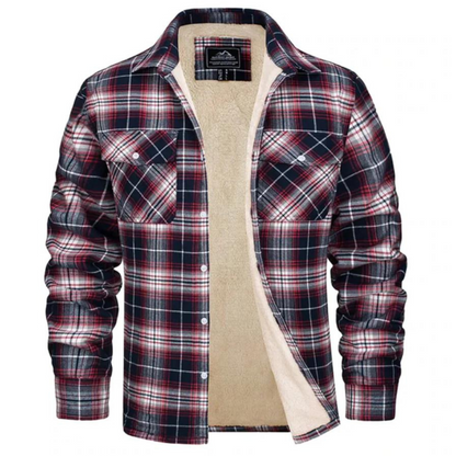 Bramwell | Men’s Sherpa-Lined Plaid Shirt Jacket