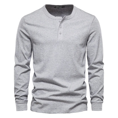 Ardenley | Men’s Classic Long-Sleeve Henley Shirt