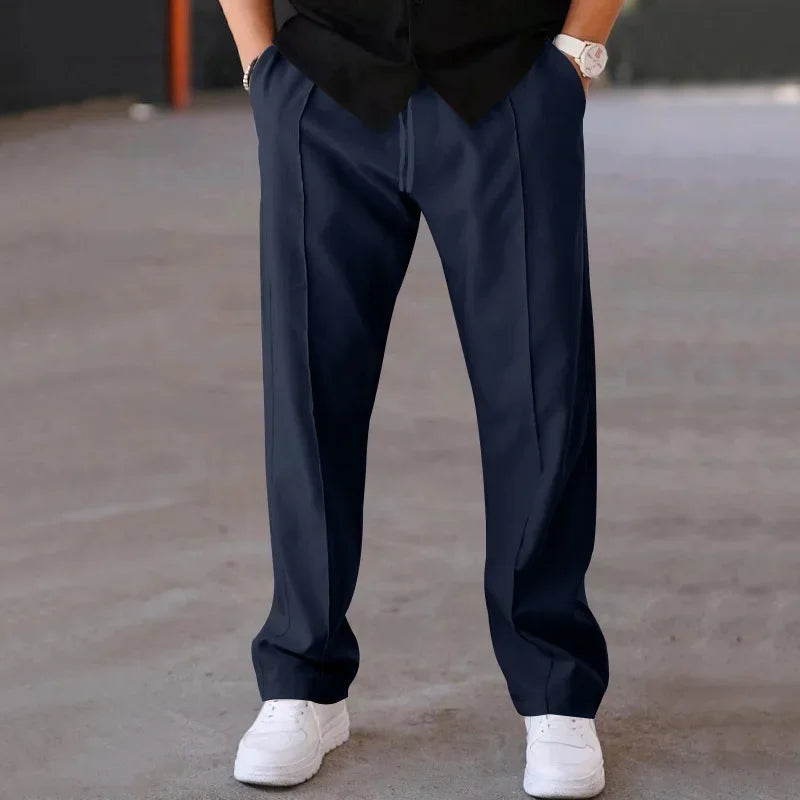 Calder | Men’s Relaxed Straight-Leg Drawstring Trousers