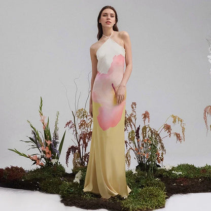 Florentia | Women’s Floral One-Shoulder Maxi Dress