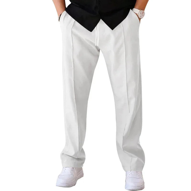 Calder | Men’s Relaxed Straight-Leg Drawstring Trousers