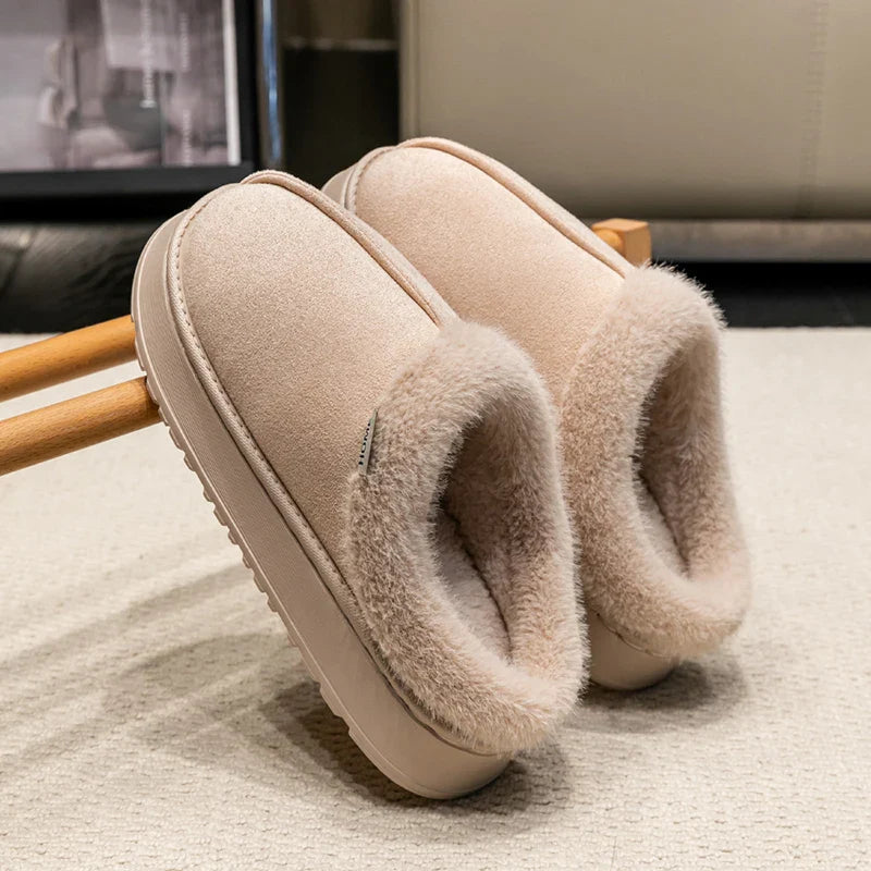 Calmora | Women’s Indoor Plush Slippers with Warm Lining