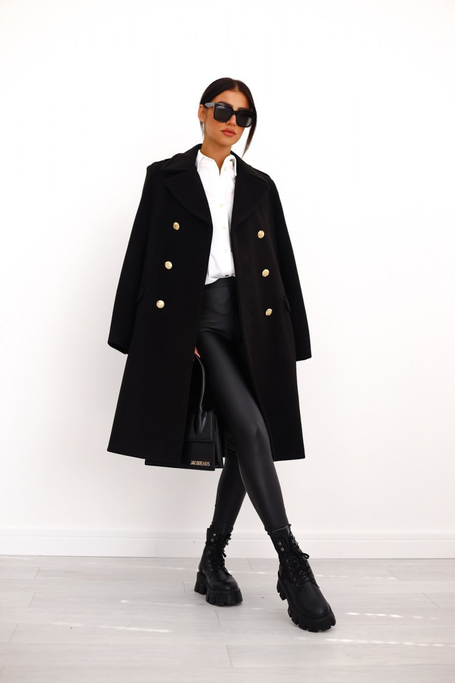Valenra | Women’s Elegant Double-Breasted Wool Trench Coat