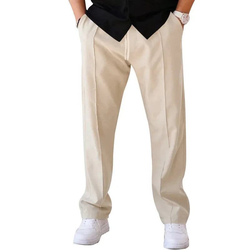 Calder | Men’s Relaxed Straight-Leg Drawstring Trousers