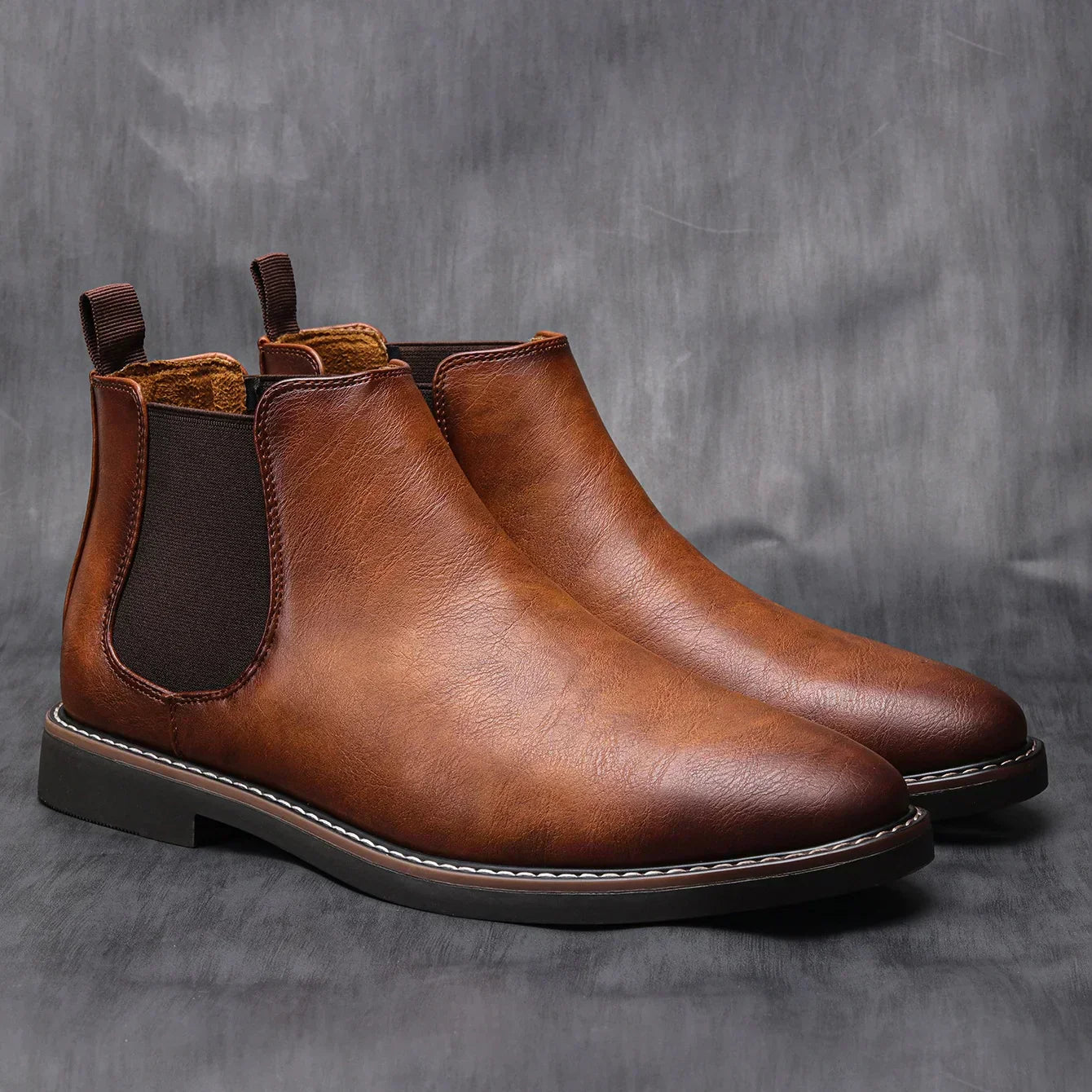 Draven | Men’s Waterproof Chelsea Boots with Elastic Side Panels