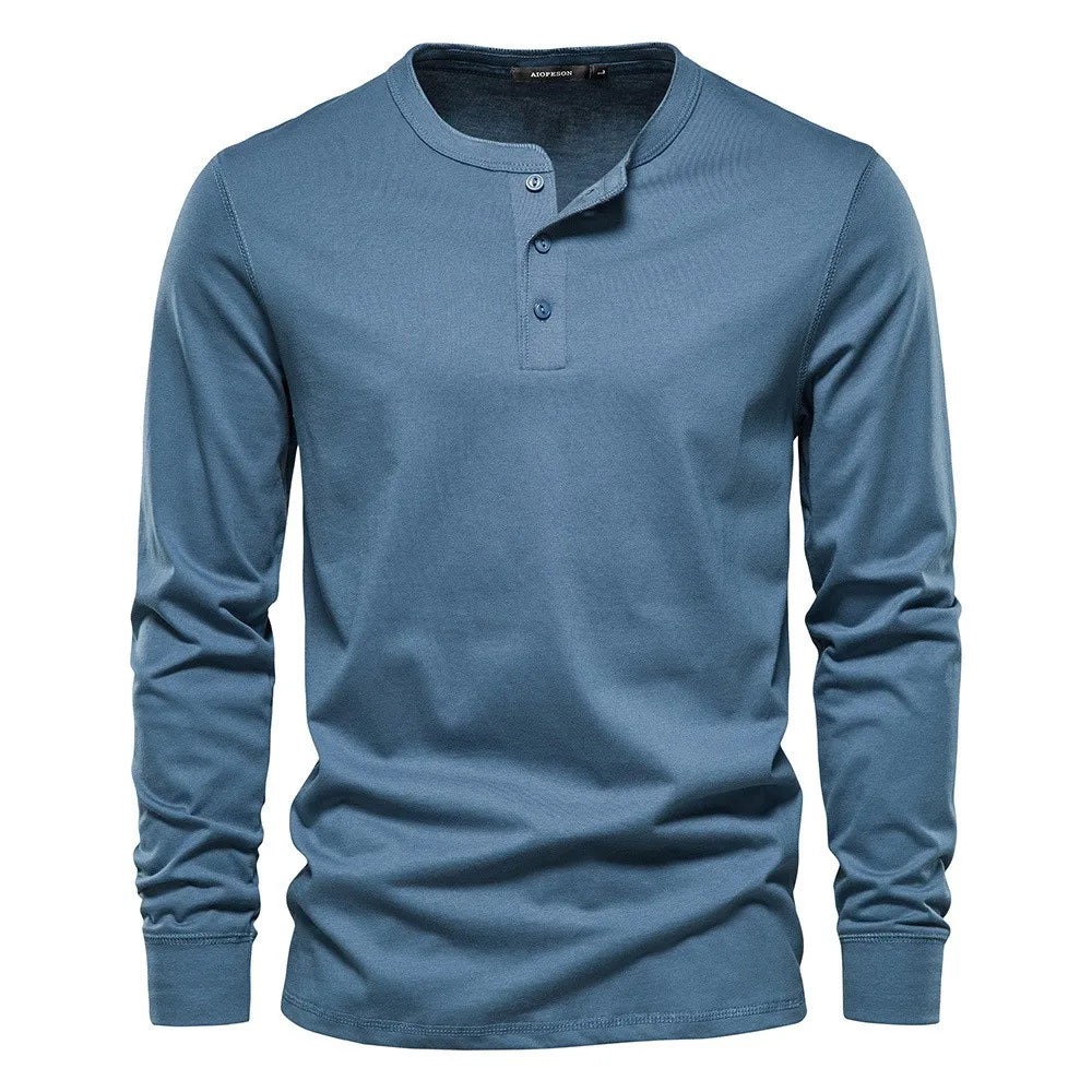 Ardenley | Men’s Classic Long-Sleeve Henley Shirt