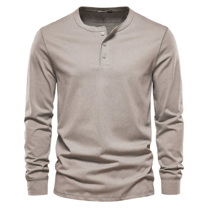Ardenley | Men’s Classic Long-Sleeve Henley Shirt