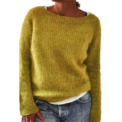 Valmere | Women’s Textured Knit Jumper with Wide Neckline