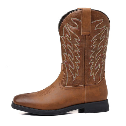 Westmoor | Men’s Embroidered Western Cowboy Boots with Square Toe