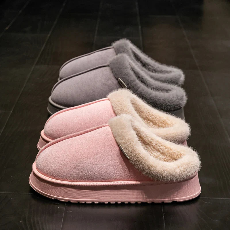 Calmora | Women’s Indoor Plush Slippers with Warm Lining