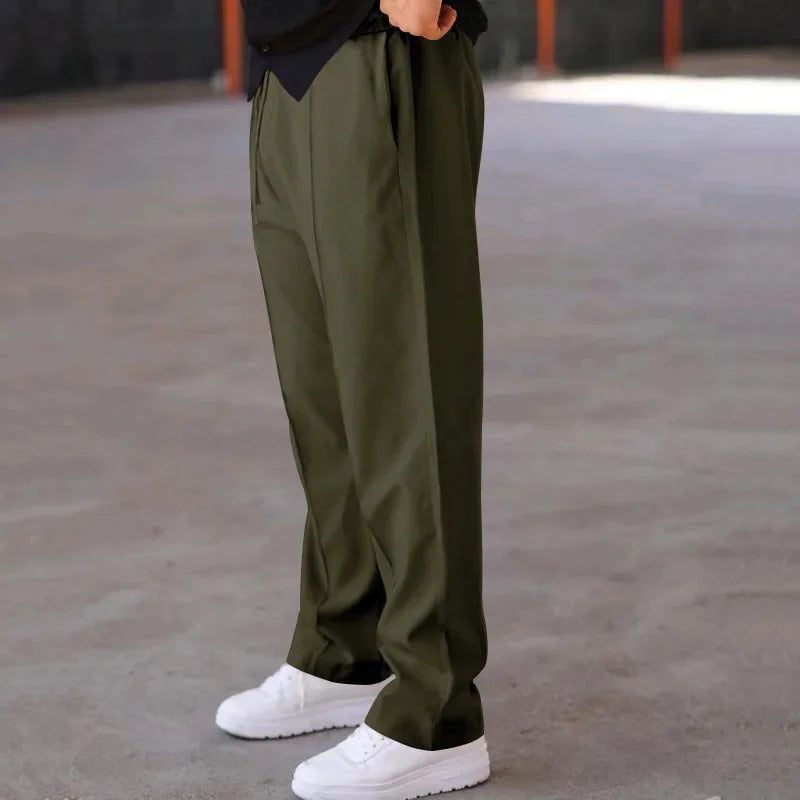 Calder | Men’s Relaxed Straight-Leg Drawstring Trousers