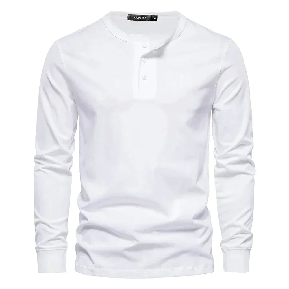 Ardenley | Men’s Classic Long-Sleeve Henley Shirt