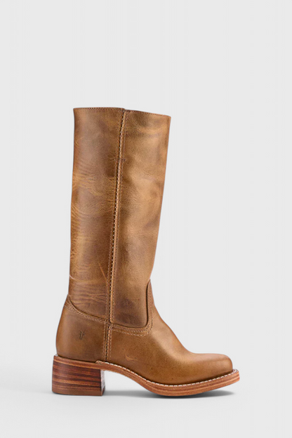 Calindra | Women’s Knee-High Boots with Stacked Heel