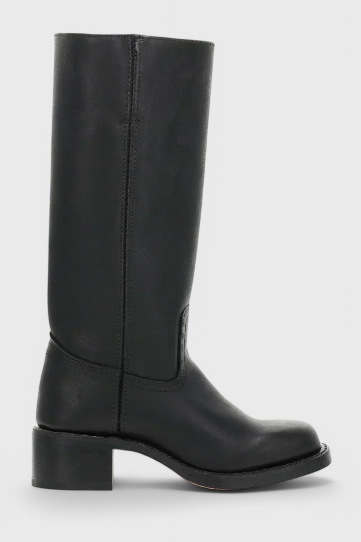 Calindra | Women’s Knee-High Boots with Stacked Heel