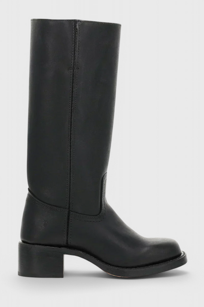 Calindra | Women’s Knee-High Boots with Stacked Heel