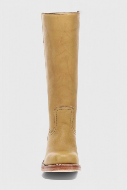 Calindra | Women’s Knee-High Boots with Stacked Heel