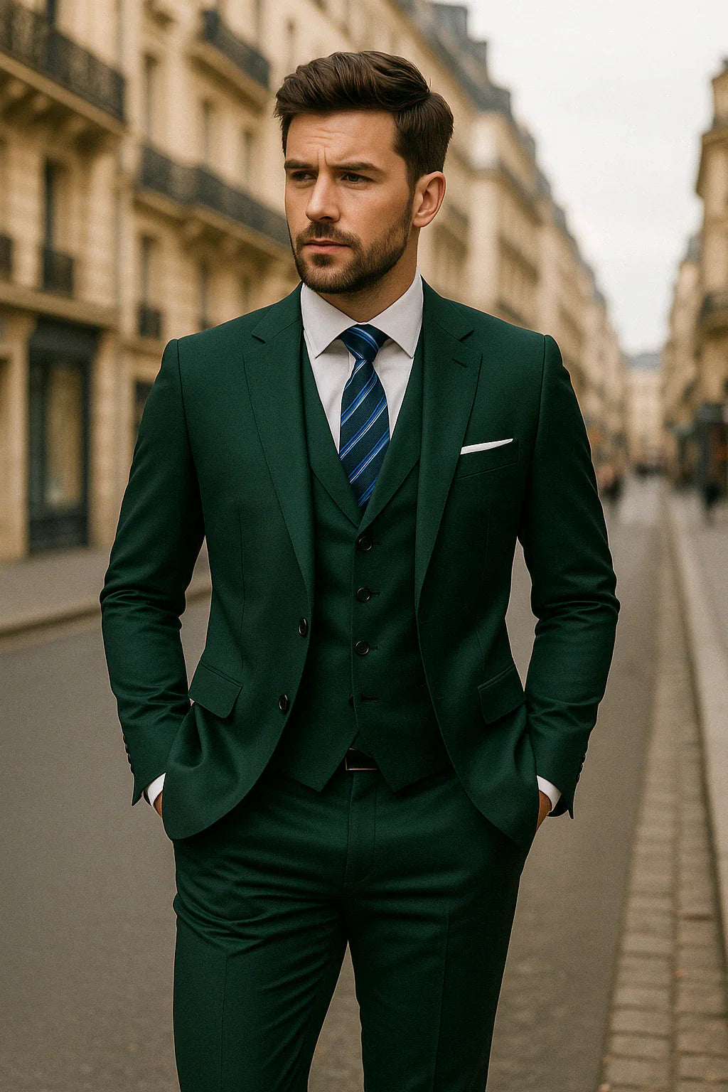 Carmonte | Men’s Three-Piece Formal Suit