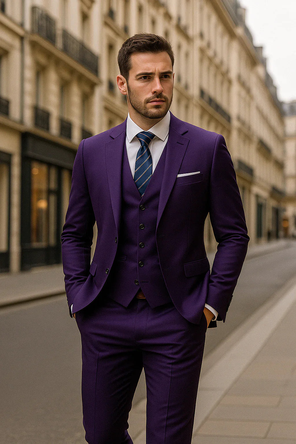 Carmonte | Men’s Three-Piece Formal Suit