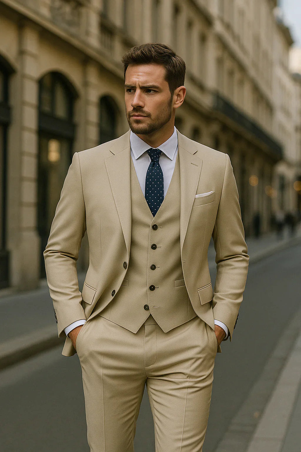 Carmonte | Men’s Three-Piece Formal Suit