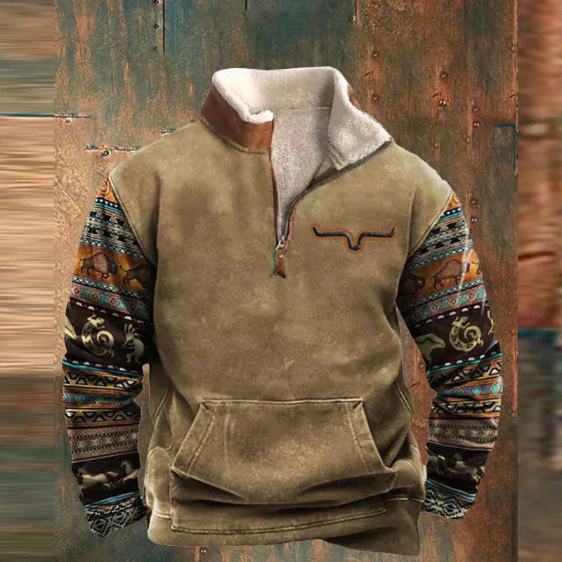 Westmoor | Men’s Fleece Quarter-Zip Western Pullover