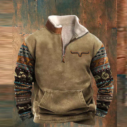 Westmoor | Men’s Fleece Quarter-Zip Western Pullover