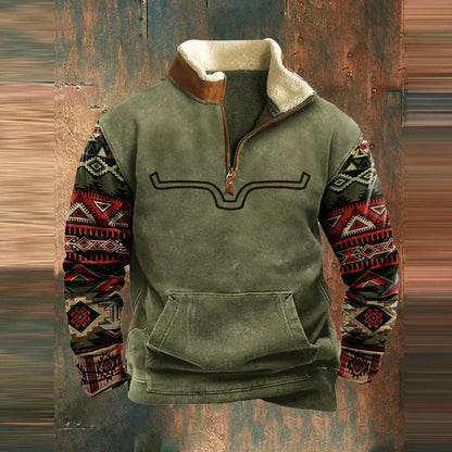 Westmoor | Men’s Fleece Quarter-Zip Western Pullover