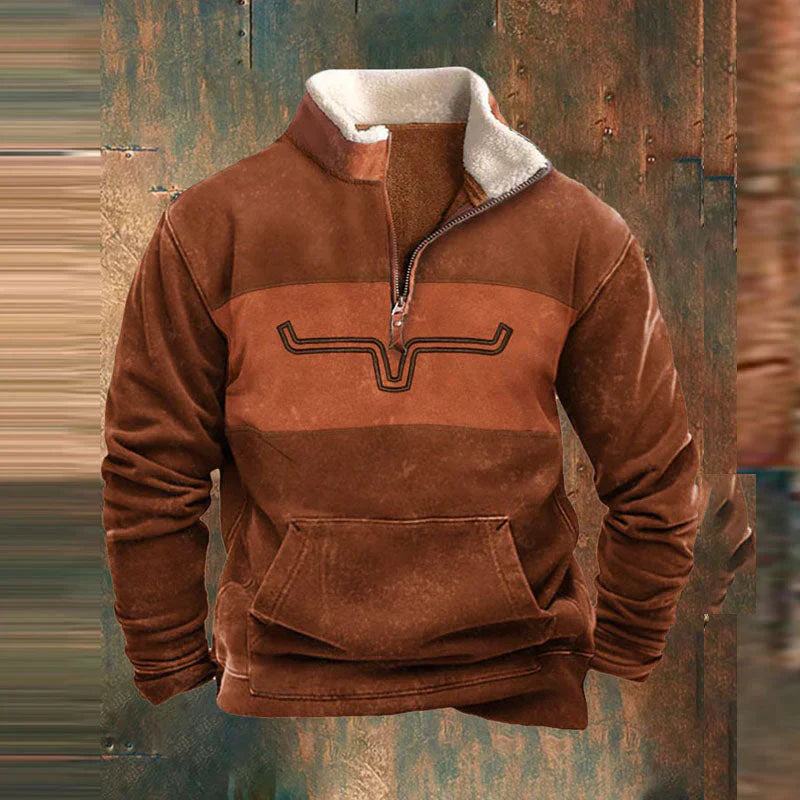 Westmoor | Men’s Fleece Quarter-Zip Western Pullover