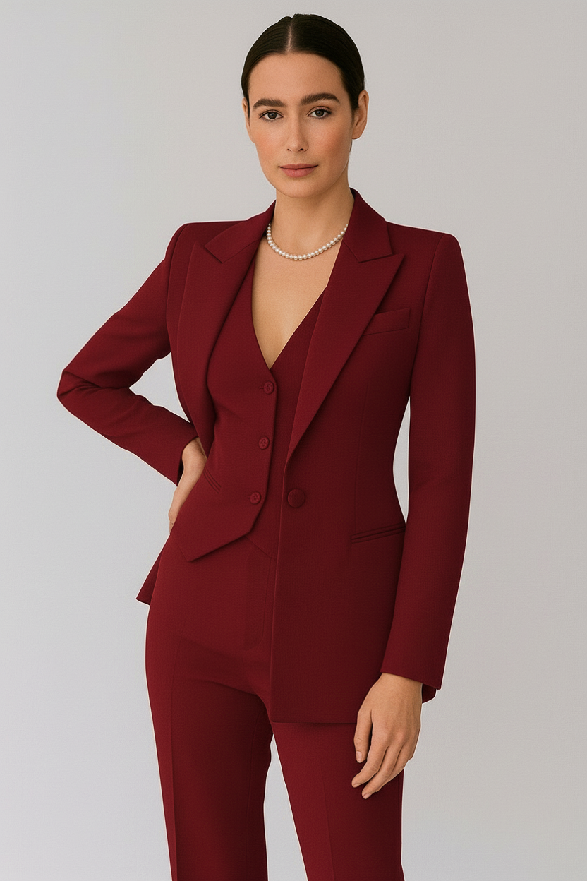 Marivelle | Women’s 3-Piece Tailored Suit Set