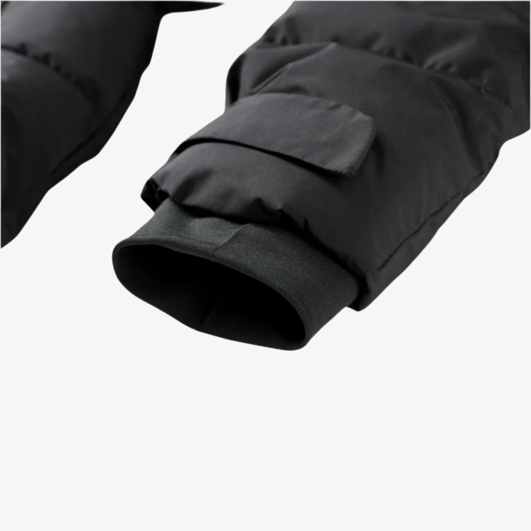 Noirelle | Women’s Black Belted Puffer Jacket