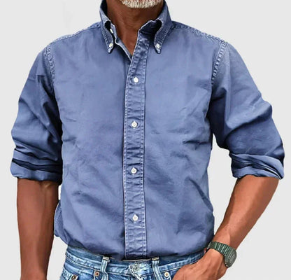 Norvale | Men’s Classic Button-Down Shirt with Smart Collar
