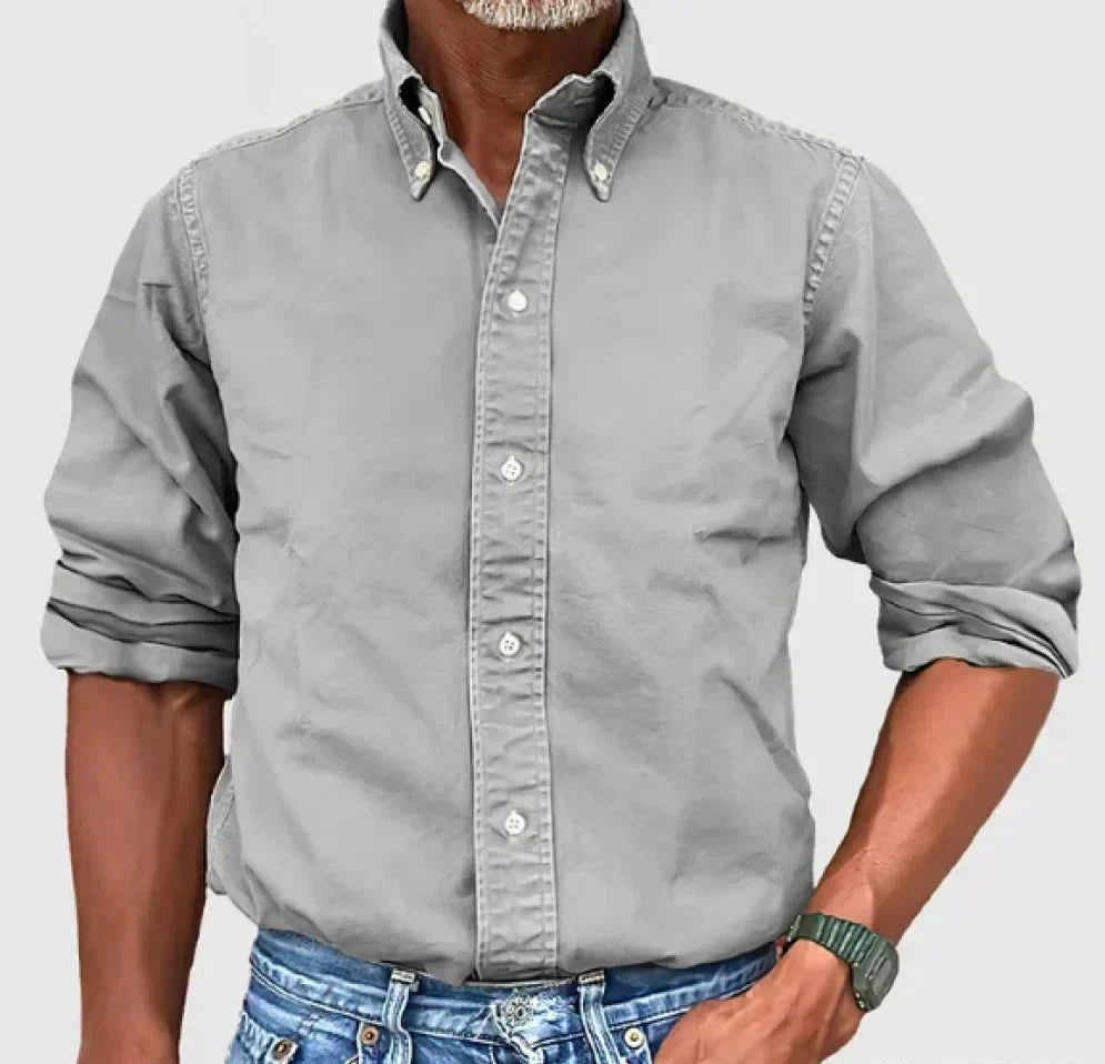 Norvale | Men’s Classic Button-Down Shirt with Smart Collar