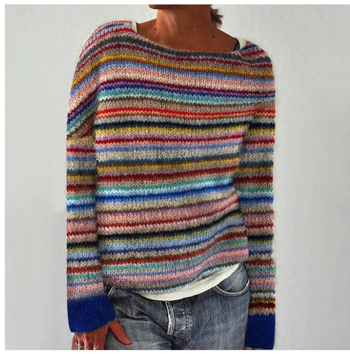 Elinora | Women’s Nordic Pattern Knit Sweater