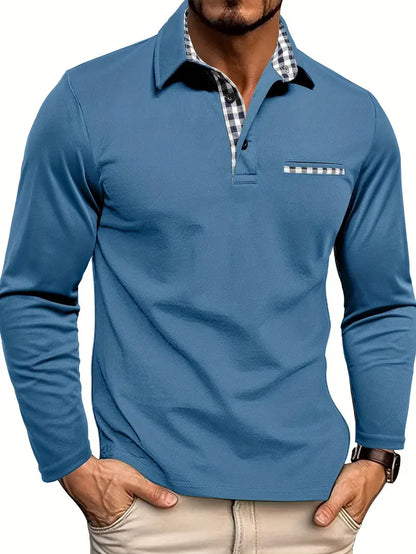 Marston | Men’s Long-Sleeve Summer Polo Shirt