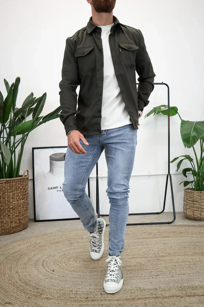 Rowan | Men’s Casual Layering Overshirt