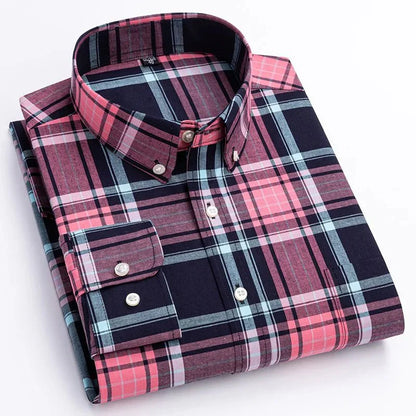 Huxley | Men’s Casual Plaid Button-Down Shirt