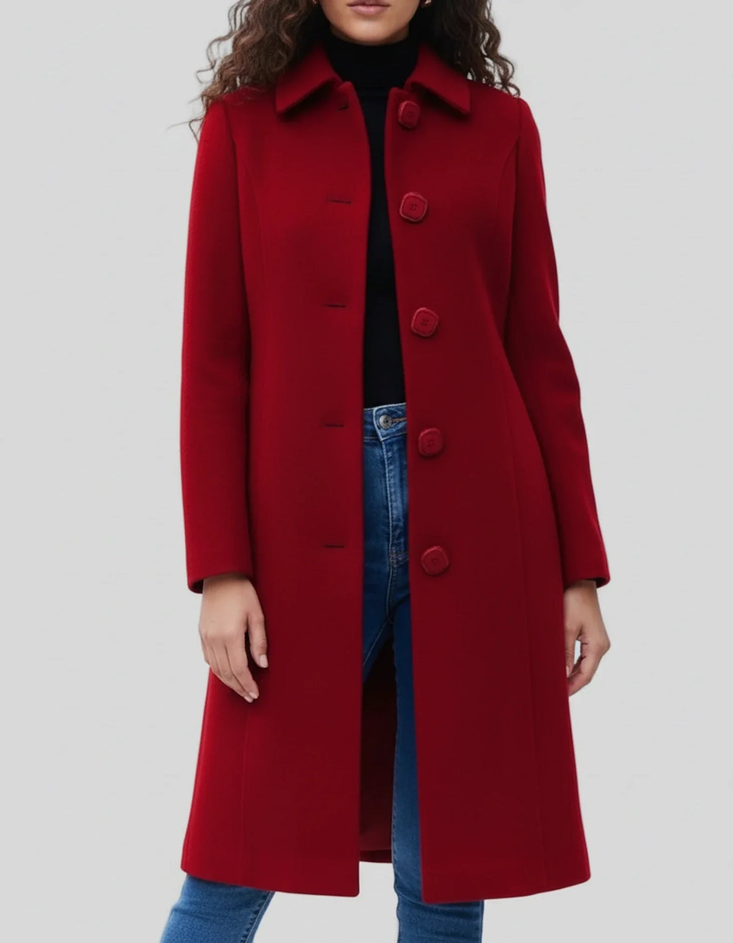 Clarimont | Women’s Single-Breasted Winter Trench Coat