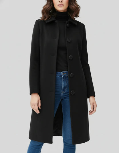 Clarimont | Women’s Single-Breasted Winter Trench Coat