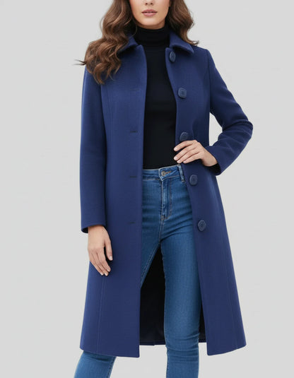 Clarimont | Women’s Single-Breasted Winter Trench Coat