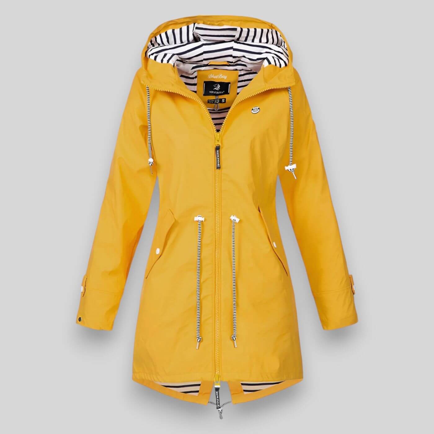 Nerisse | Women’s Waterproof Rain Jacket with Drawcord Waist