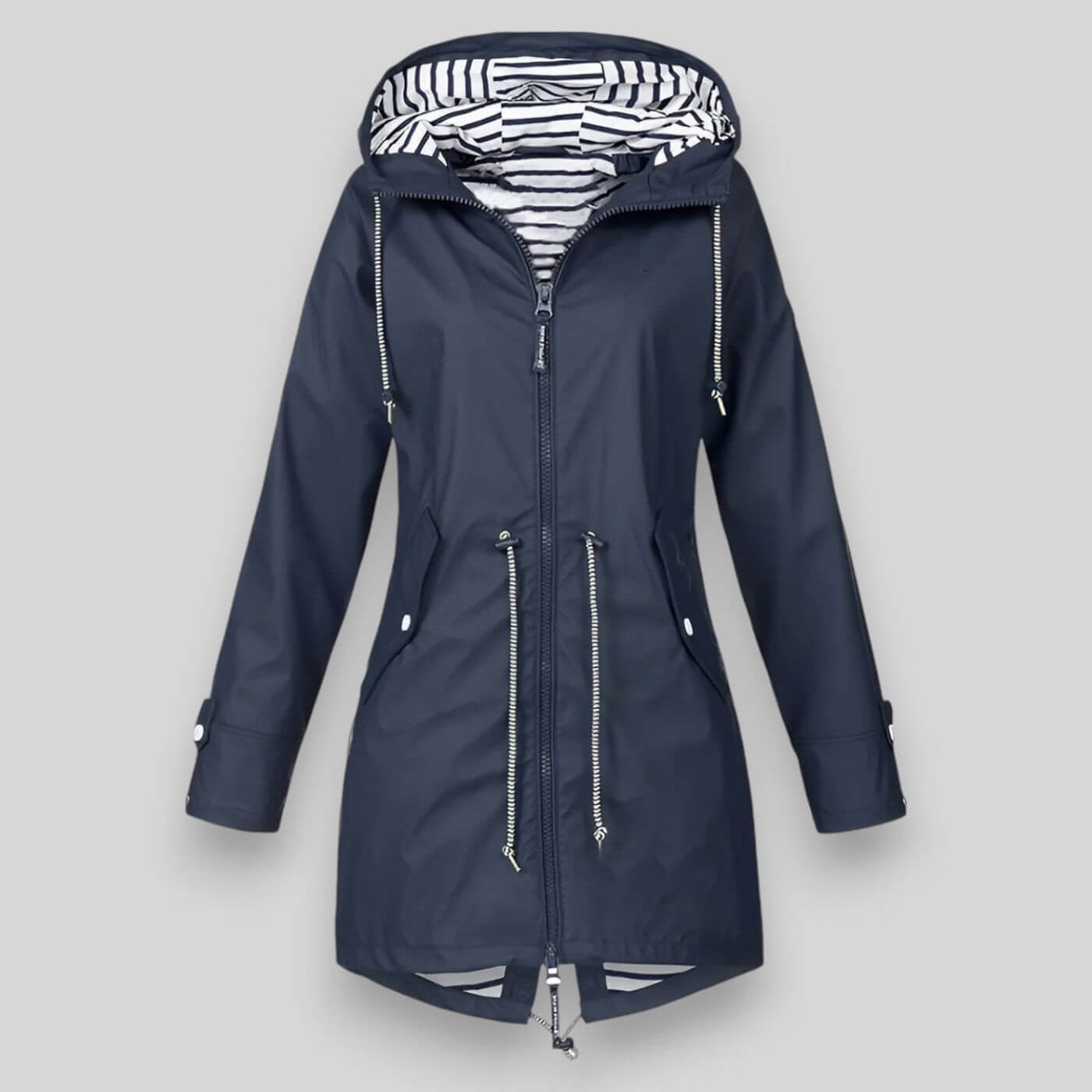 Nerisse | Women’s Waterproof Rain Jacket with Drawcord Waist