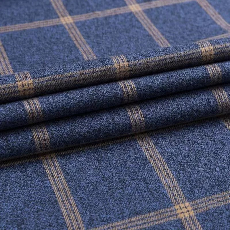 Brexton | Men’s Long-Sleeve Checkered Shirt with Button-Down Collar